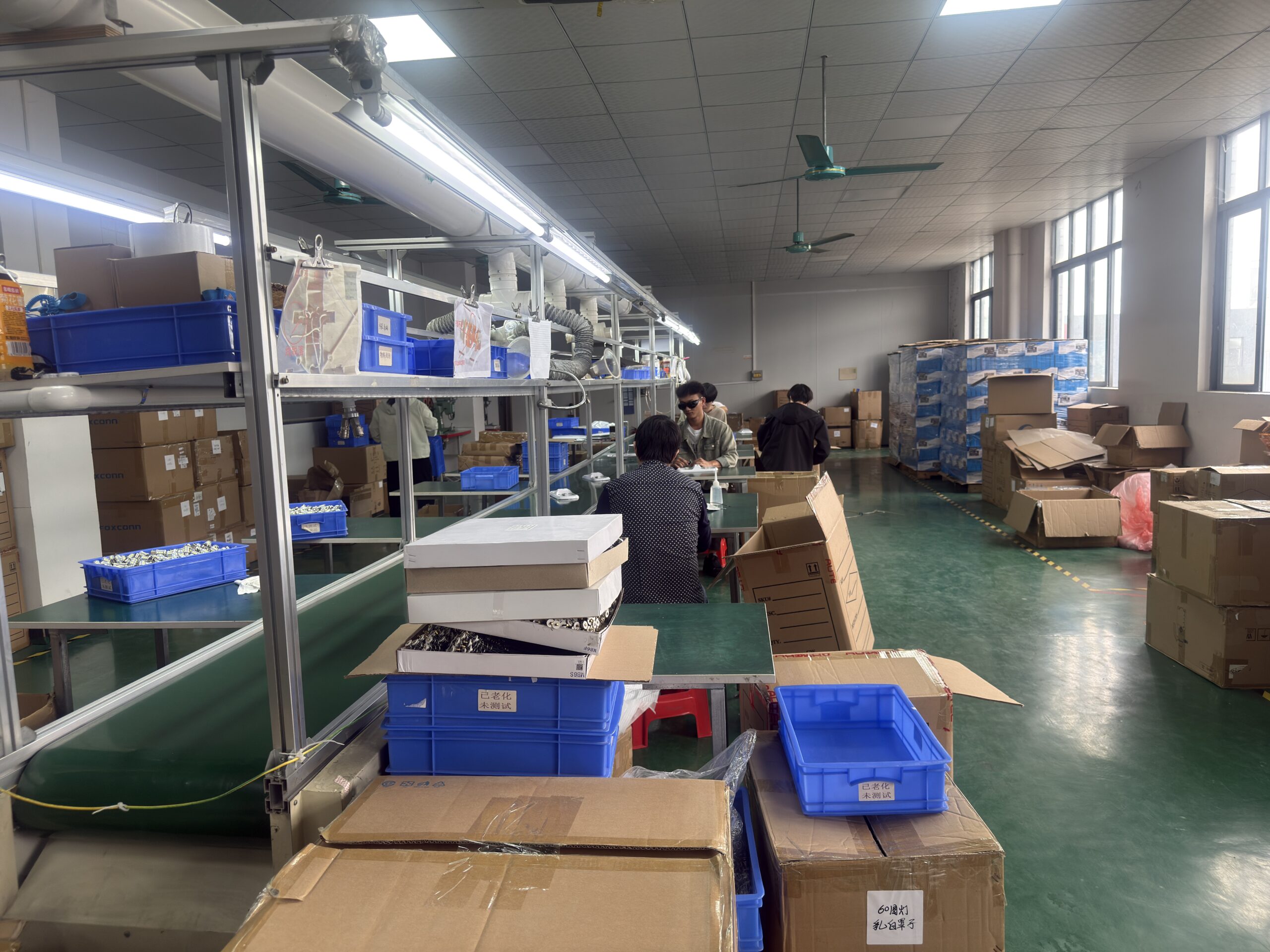 TUHO factory team at work