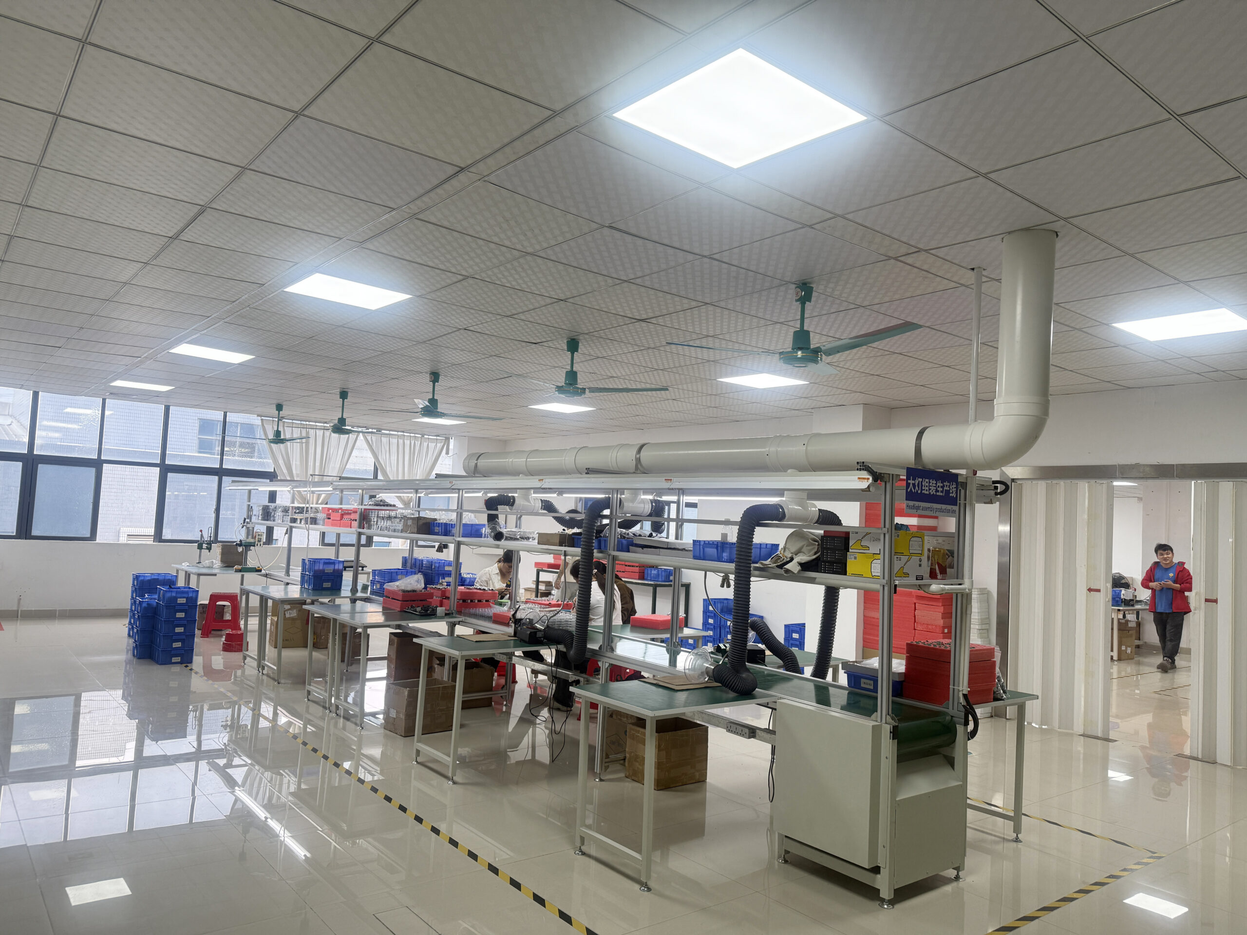 TUHO factory workshop