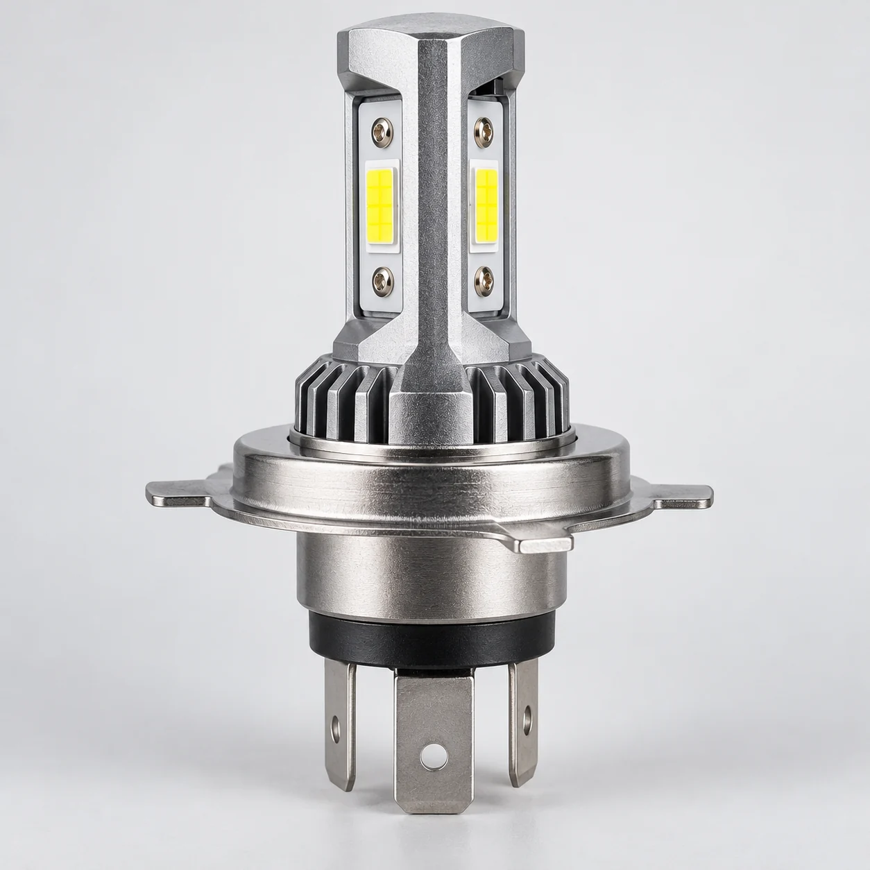9005 HB3 LED headlight bulb base, close-up