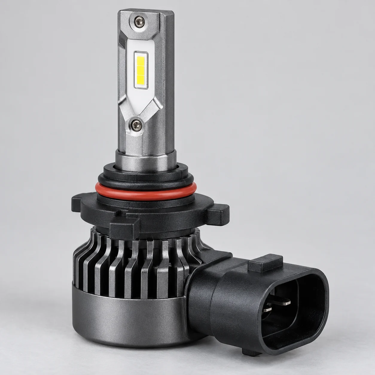 H4 dual-beam LED headlight bulb with high and low beam